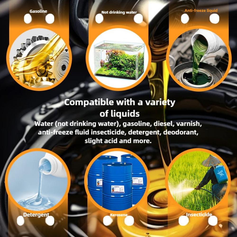 New Portable Horizontal Oil Pump Dry Battery Gasoline Diesel Urea USB Electric Water Pump Barrel Refueling Multi-scene