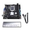 H81M I LGA1150 Computer Motherboard with 16GB DDR3 Memory, NVME M.2 Interface, 3.0, USB 2.0, for Home, Office, and Gaming
