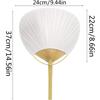 5/10/20pcs  Pai Pai Bambu Pure White Bamboo Handle Blank Calligraphy Painting Blank Group Fan White Fan Summer