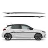 Für Opel Corsa C E F D 2 Stück Auto Seiten Tür Aufkleber Vinyl DIY Modifiziert Sport Racing Streifen Muster Aufkleber Fahrzeug Dekoration