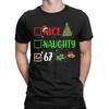 Christmas Nice Naughty 67 Meme T-Shirts for Men  Crazy Cotton Tees O Neck Short Sleeve T Shirt Gift Idea Tops