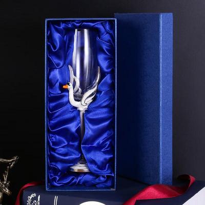 Enamel Swan Champagne Glass