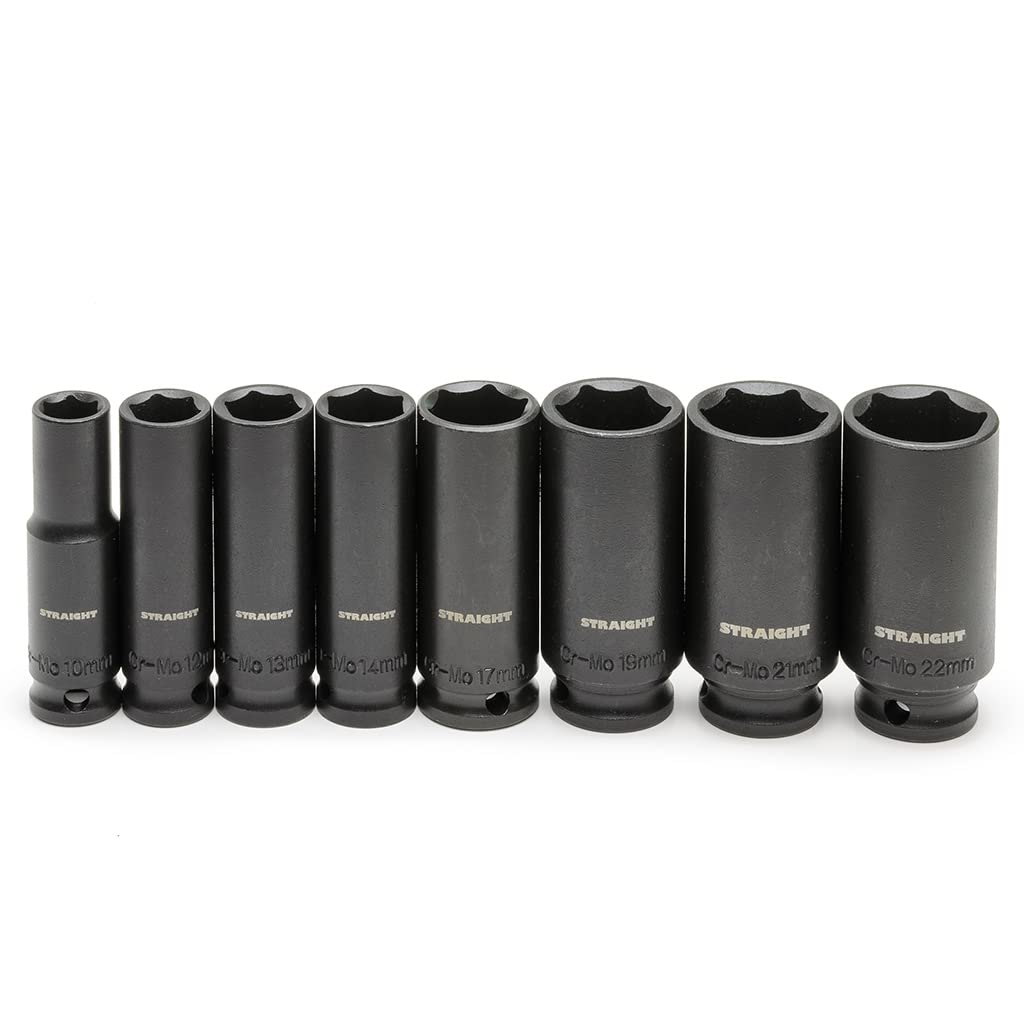 STRAIGHT Deep Impact Socket 8 3/8" (9.5mm) Set, Pieces, 10-5388
