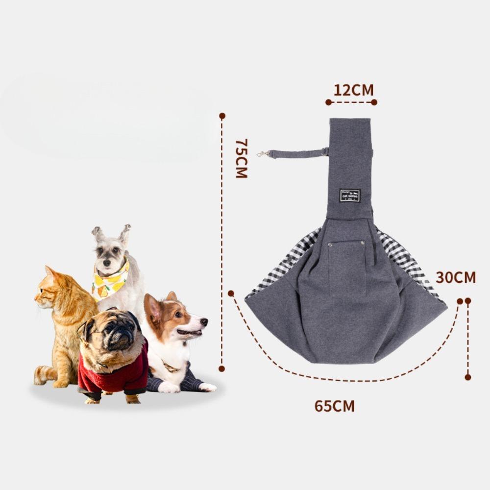 Pet Shoulder Bag with Mobile Phone Pocket New Crossbody Cat Bags Dog Outing Bags Portable Pet Backpack Simplicity Pets Supplies