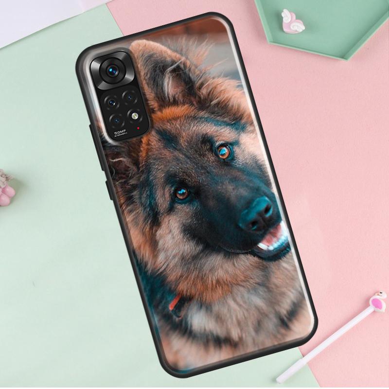 

Чехол с немецкой овчаркой для Redmi Note 12 Pro Plus, чехол для Redmi Note 10 8 9 11 Pro 12S 11S 10S 9S 9C 10C 12C Redmi Note 10 5G