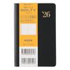 NOLTY 2026 Weekly 1211 December Planner, Black, (Starts 2025)