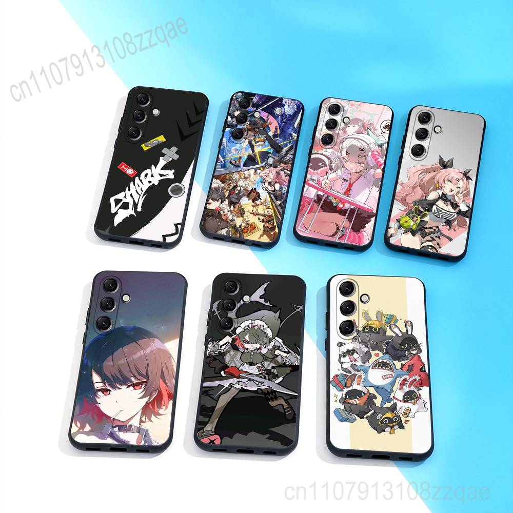 Z-Zenless Zone Zero Cute Phone Case For Samsung Galaxy A 73,72,51,53,52,71,22,5G,Note,J7,8,9 Soft Precise Hole Black Cover