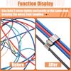 50Pcs Stainless Steel Trailer Wire Clips, 22.5mm Double Cable Clamps, Solar Panel PV Wiring Fasteners For Boat & Trailer Cables