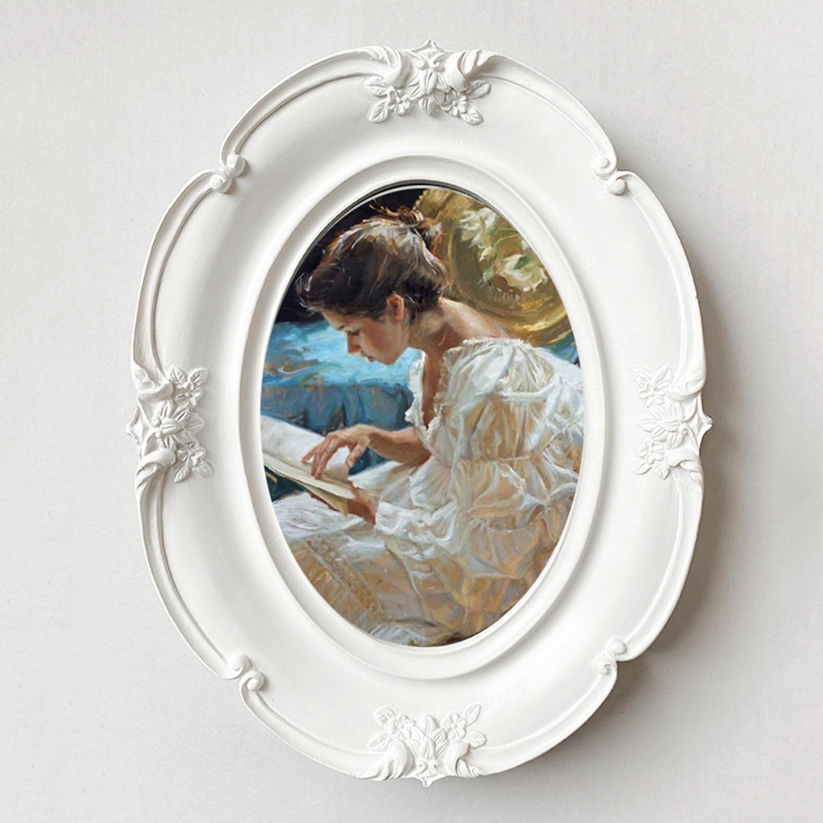 

Luxury Antique Photo Frames Deluxe Floral design Arts Picture Holder Picture Frames for Desktop Office Home