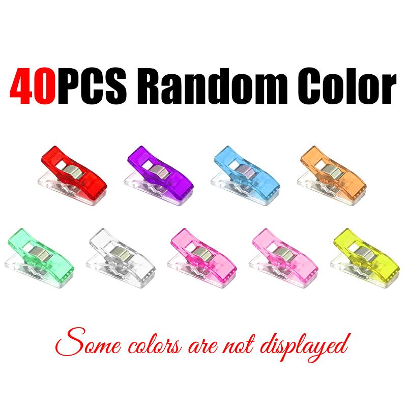 20-60PCS Colorful Quilting Clip Multi-functional Sewing Clips Suitable for DIY Craft Crochet Knitting Embroidery Accessories ZYF