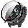 Gehärtete Glasfolie Integriertes PC-Schutzgehäuse für Suunto Nautic S, Leichte einfache Montage Kratzfester Uhrenschutz