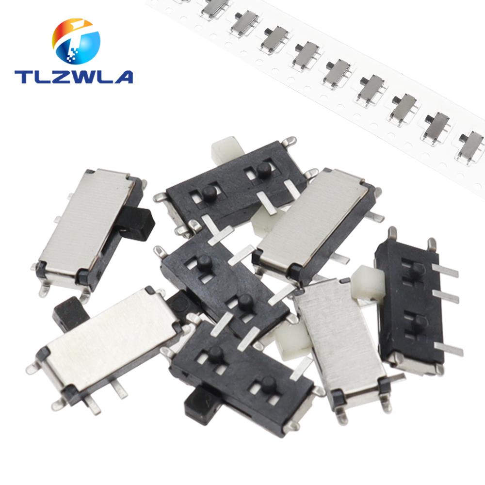 50 Stück Mini 7-Pin Ein/Aus 1P2T SPDT MSK-12C02 SMD Kippschiebeschalter für MP3 MP4