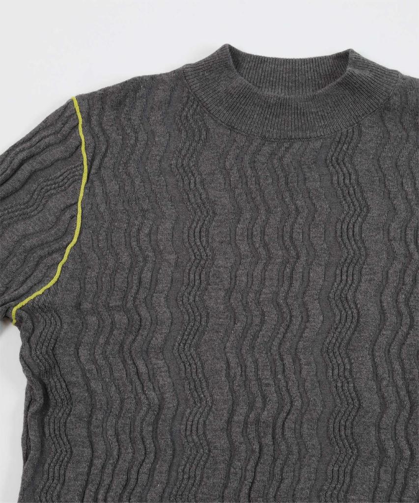 miette Zigzag Rib Knit REXX1071 Free Size Ivory Color-Scheme Women's