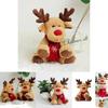 Soft And Cuddly Christmas Deer Elk Reindeer Plush Toy For Xmas Decor And Kids Gifts