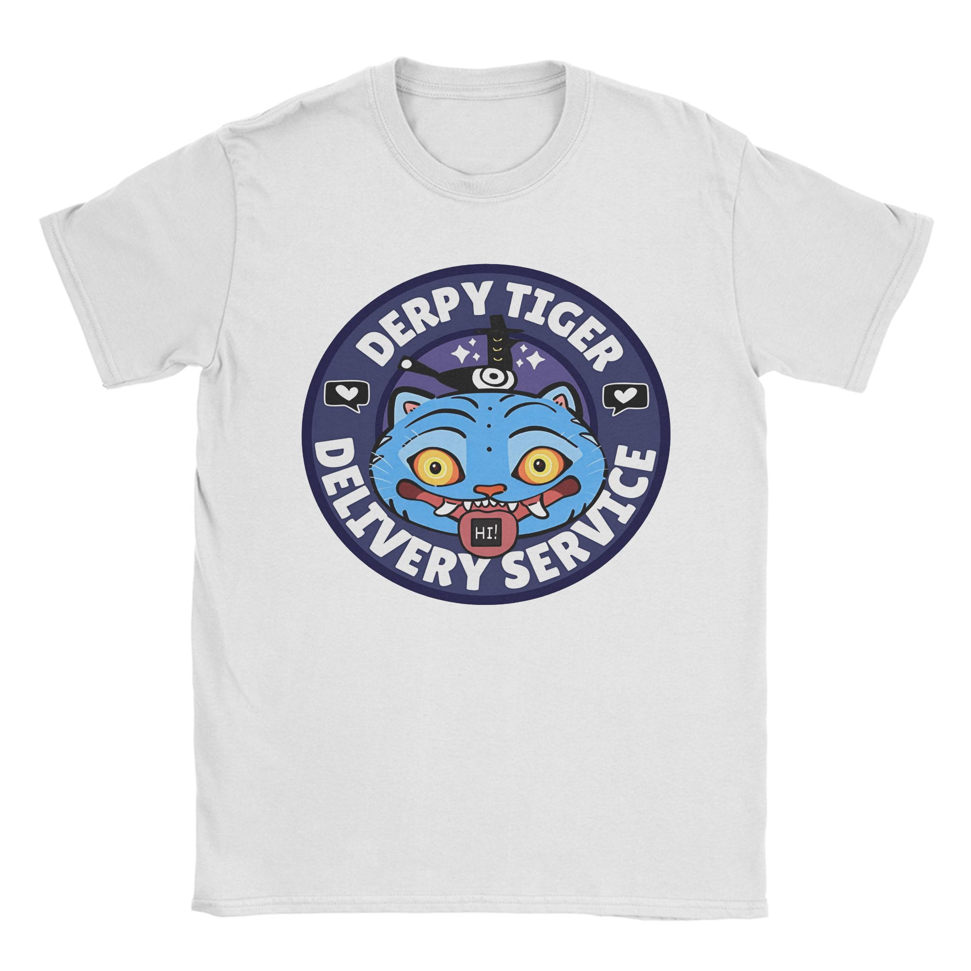 

Kpop Demon Huntrix Tiger Derpy the Tiger And Bird T-Shirts Harajuku Summer Tee Shirt Awesome Casual Cotton Tops Gift 4XL