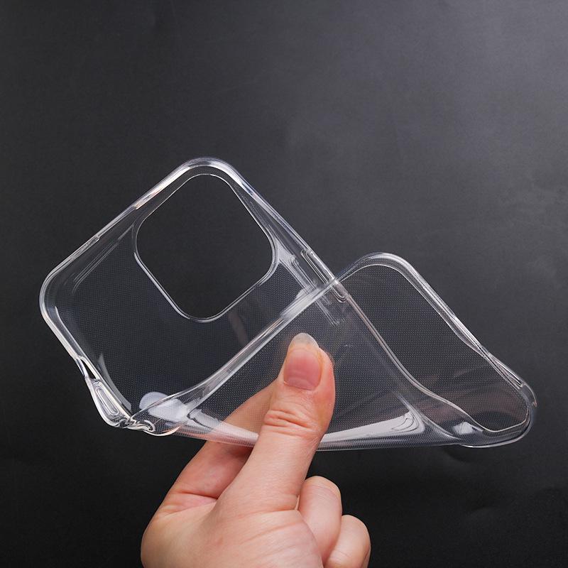 Xiaomi 17 Pro TPU Transparent Edge-Wrapping Phone Case