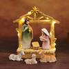 Christmas Nativity Set Indoor Jesus Figurines Nativity Scene Desk Decor 12 Pieces Figurines Christmas Decorations For Indoor
