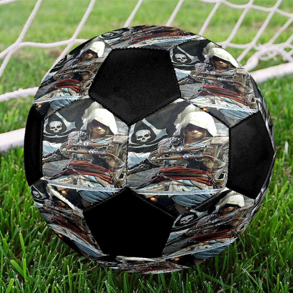 Assassin's Creed Theme Size 5 Soccer Ball, Suitable for Both Indoor and Outdoor Matches, a Gift Suitable for Everyone.