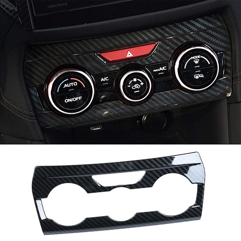 For Subaru XV 2018   Car Interior Central Control Console AC Switch Control Panel Trim Gear Shift Panel Cover Trim