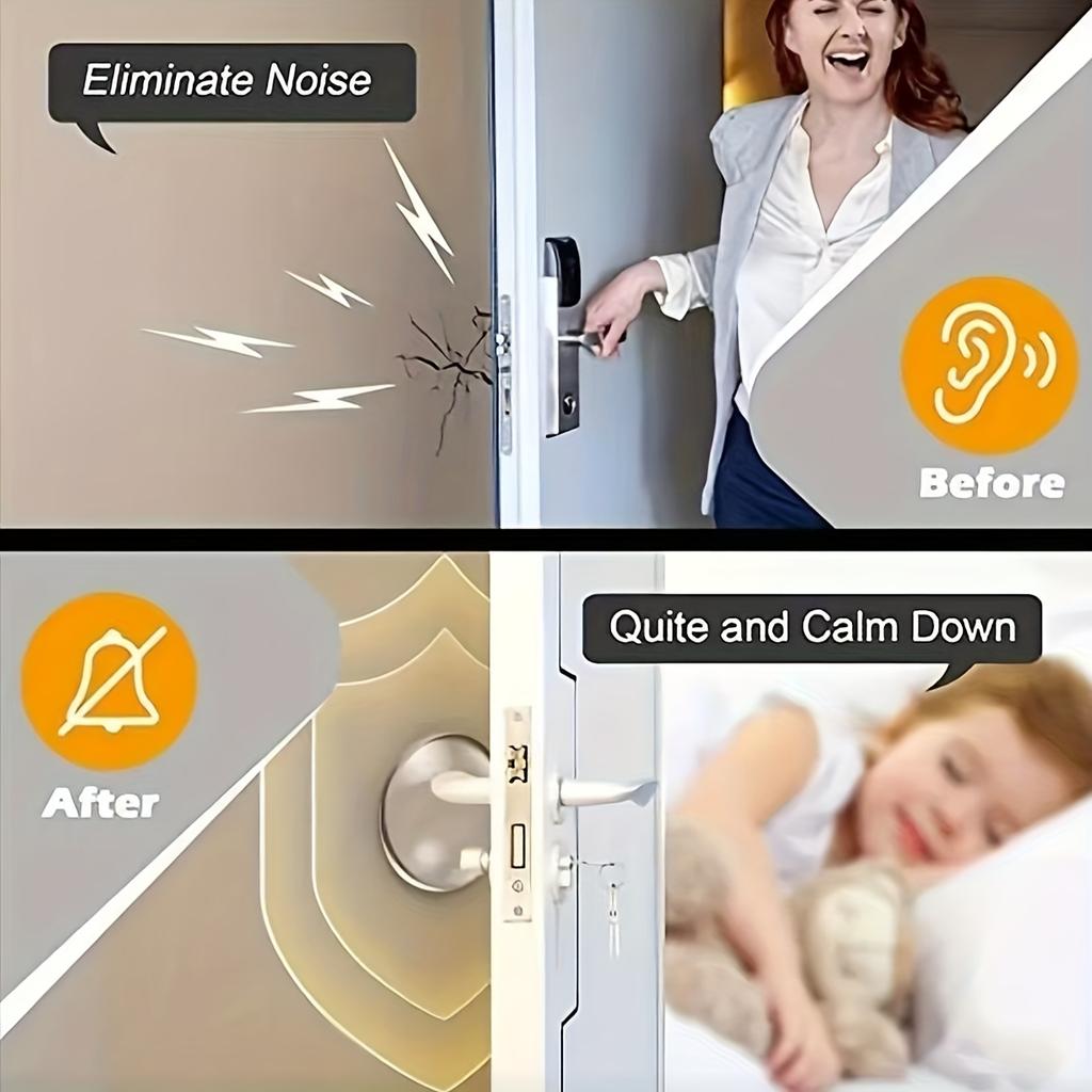 6 Stück Transparente Silikon Türstopper Stoßdämpfend, Wiederverwendbare Wandprotektoren für Türgriffe Türstopper Wandschutz