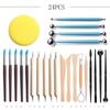 Set of 24 Tools for Sculpting with Clay, Perfect for Projects Involving Soft And Oil-Based Clays