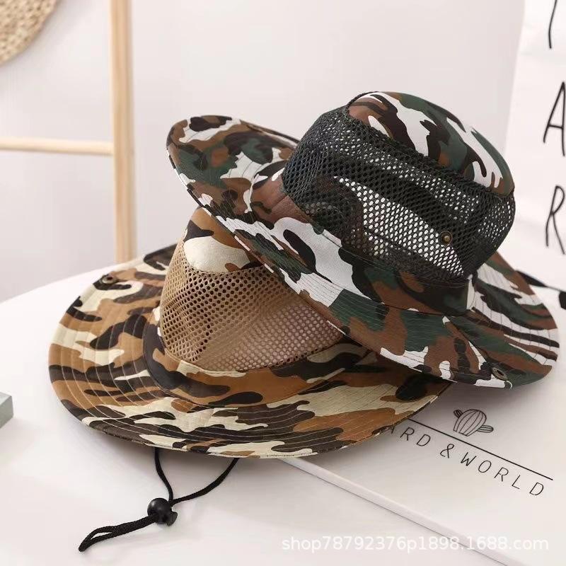 Hot Sale Military Bucket Hats - Bulk UPF50+ Camo Caps for Outdoor Sports