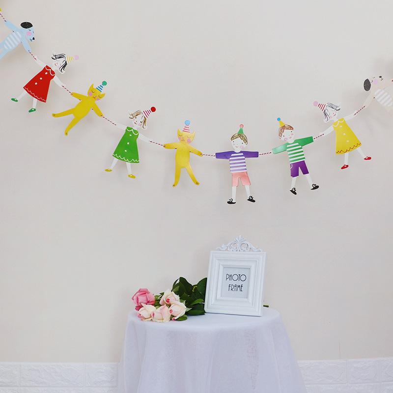 Gradient Rainbow Balloon with Crown for Girl's First Birthday Party Background Decoration