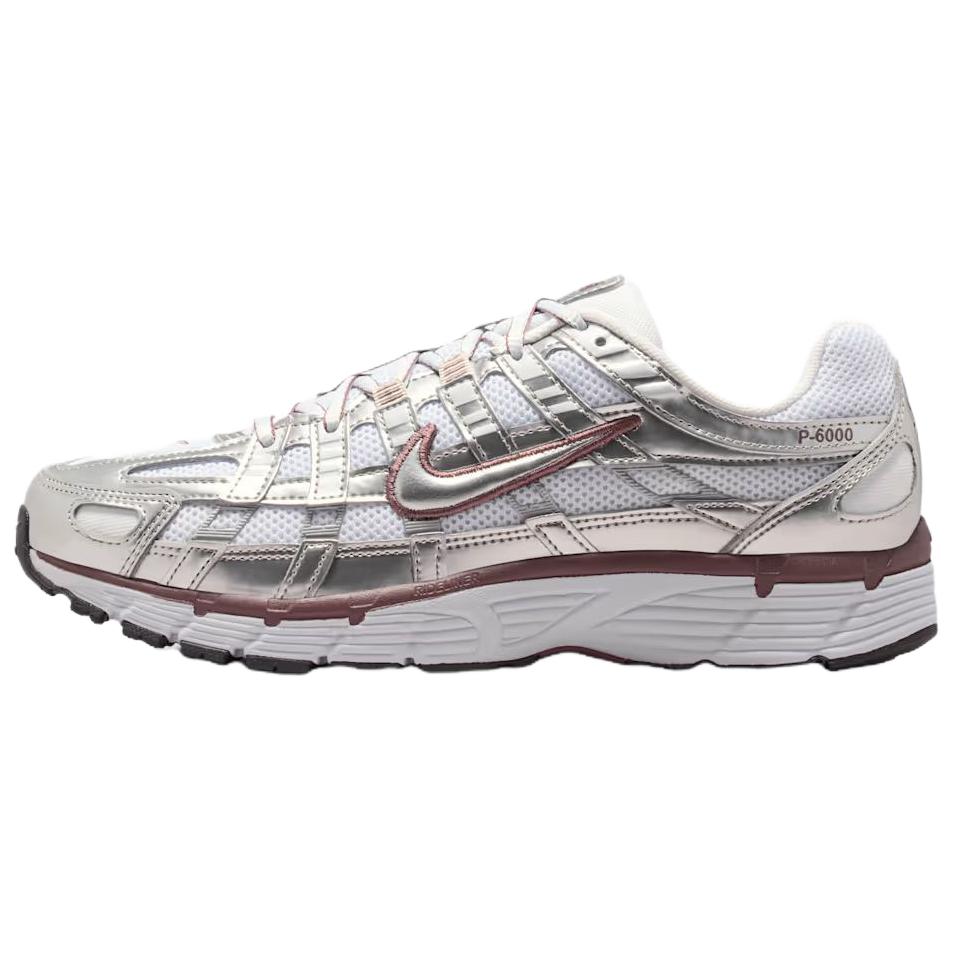 

Nike P 6000 Comfortable Breathable Support Running Shoes Women s White Silver BV1021-110 36