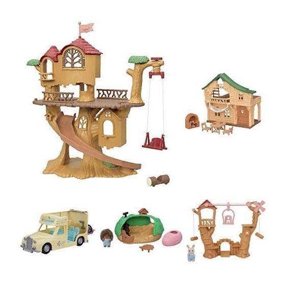 Forest Doki Doki Tree House + Family Trip Series 4-piece set