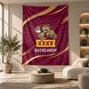 Decorative Tapestry,Queensland Maroons Printed Wall Art, Lightweight Wall Hanging For Bedroom Background