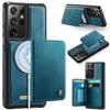 CaseMe Me80 Magnetic RFID Wallet Phone Case For Samsung Galaxy S24 FE 5G, Detachable Multi Card Slot Kickstand Anti-Theft Cover