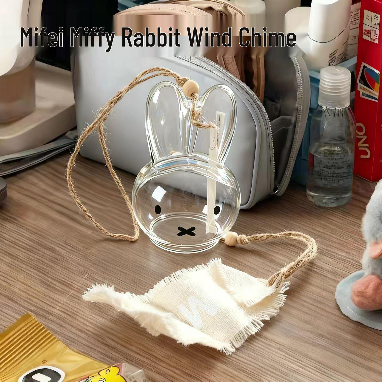 

Japanese-Style Miffy Cute Transparent Summer Cartoon Wind Chime Pendant – Perfect Gift for Bestie or Girlfriend