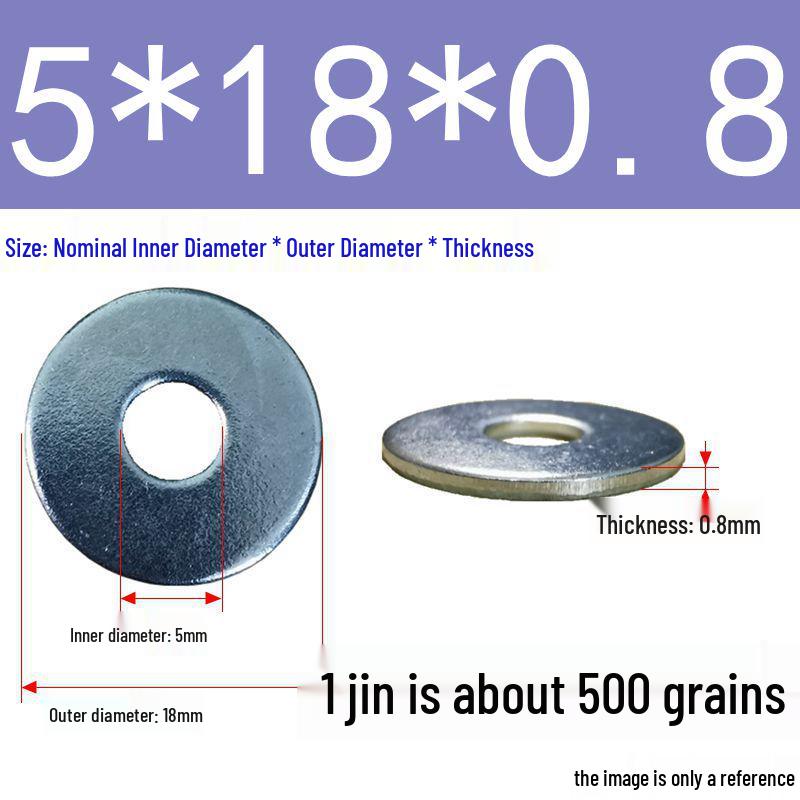 Galvanized Oversized Metal Washers M3-M60