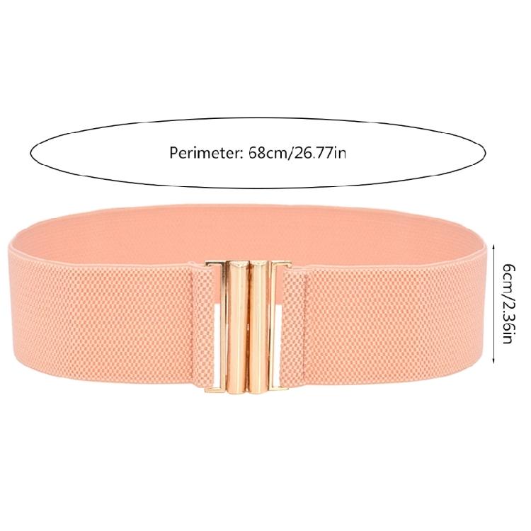 Hot Girl Belt Elegant Wide Waist Belt for Jeans Dresse Club Bar Woven Belt