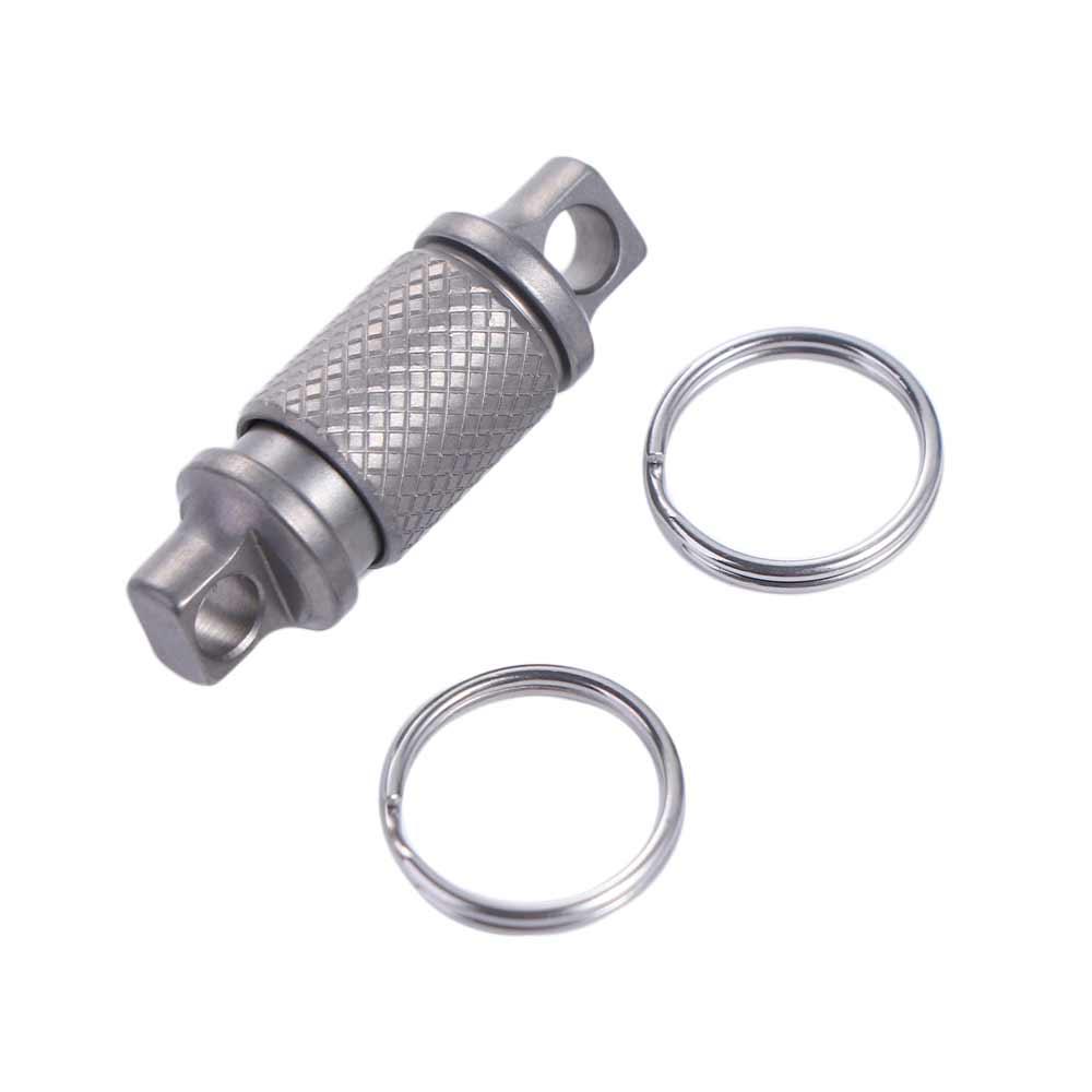 Detachable Car Keychain 360 Degree Rotation Rotate Buckle Titanium Zinc Zinc Alloy Keychain Hiking