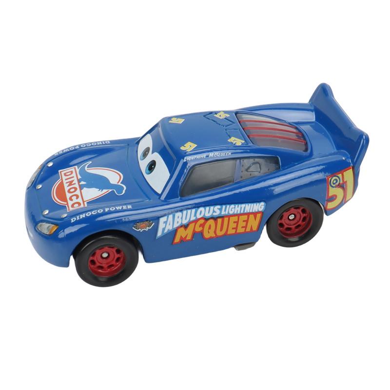 Cars Toy Christmas McQueen ROUTE 66 McQueen Chick Hicks Racing Car 1:55 Diecast Alloy Car Model Boy's Christmas Gift