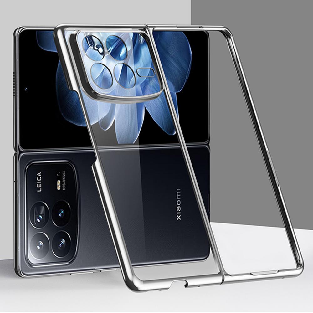 For Xiaomi Mix Fold 4 5G Case Electroplating Transparent PC Phone Cover