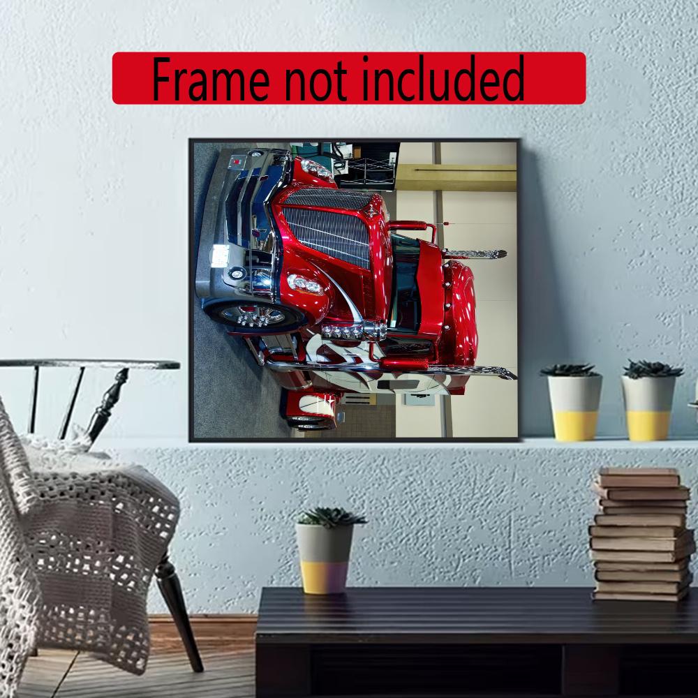 Kenworth 5D Round Diamond Painting Kit Diamond Embroidery Painting Rhinestones Mosaic Frameless Handwork Decoration Arts