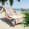 Floral Pattern Decorative Beach Towel Beach Towel Quick-drying for Travel Outdoor Sports Jogging Beach and Swimming