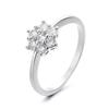2026 Simple Temperament Snowflake Ring Women's Niche Design Light Luxury High-end Ring New Trend Jewelry