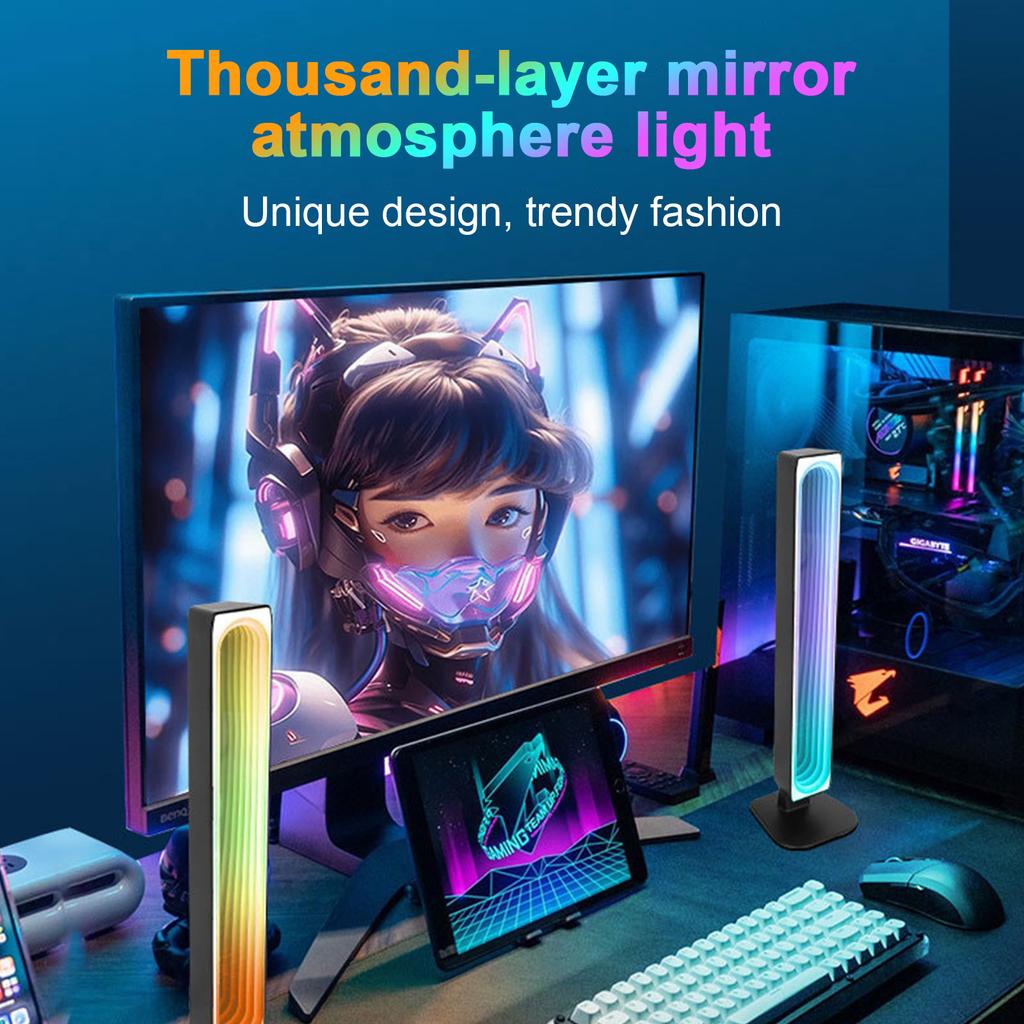 LED RGB Light Bar Home Car Music Rhythm Light RGB Color-changing Atmosphere Light WiFi APP Control
