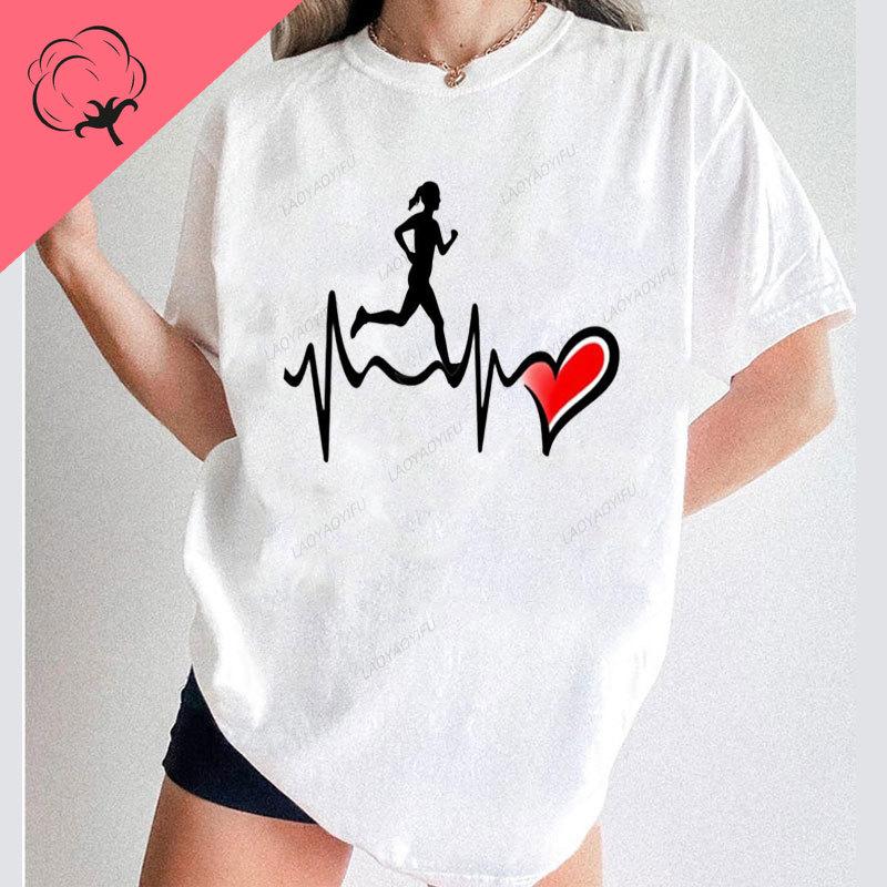 Casual Loose Camisetas Run Running T Shirt Summer New Arrival Hot Sale Short Sleeve Graphic T Shirts