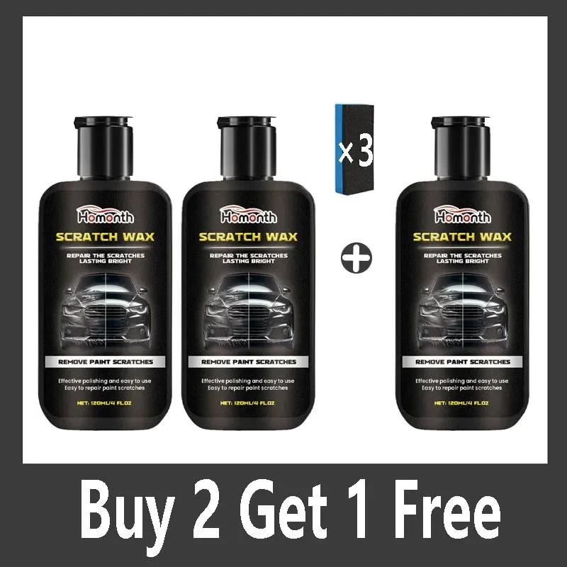 QC19 120ML Scratch Repair Wax, Fast Scratch Removal for Cars, Multifunctional Polishing Protective Wax, for Minor Scratch Repair
