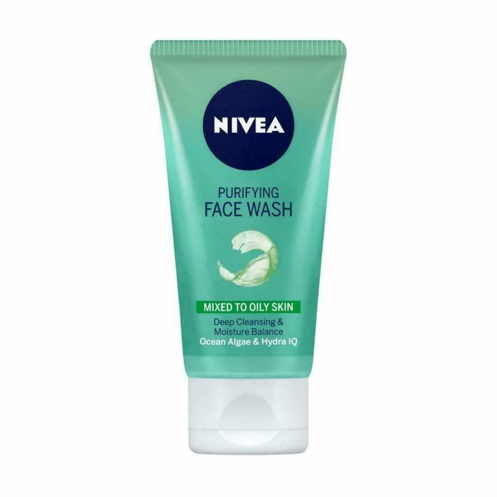 PACK OF 5 X NIVEA Women Purifying Face Wash, for Oily Skin, 150 ml FREE SHIPPING WORLDWIDE