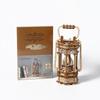 Handcrafted Wooden Lantern Puzzle Toy - 3D Educational Ornament for Kids