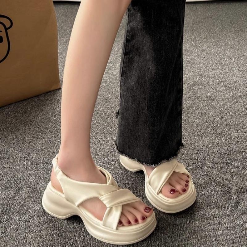 Neuer Stil von Muffin-Freizeit-Strandschuhen mit dicker Sohle