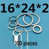 Thickened Galvanized Iron Flat Washer: Small Outer Diameter, Narrow Edge