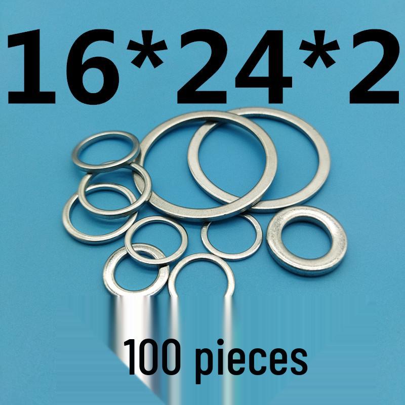 Thickened Galvanized Iron Flat Washer: Small Outer Diameter, Narrow Edge