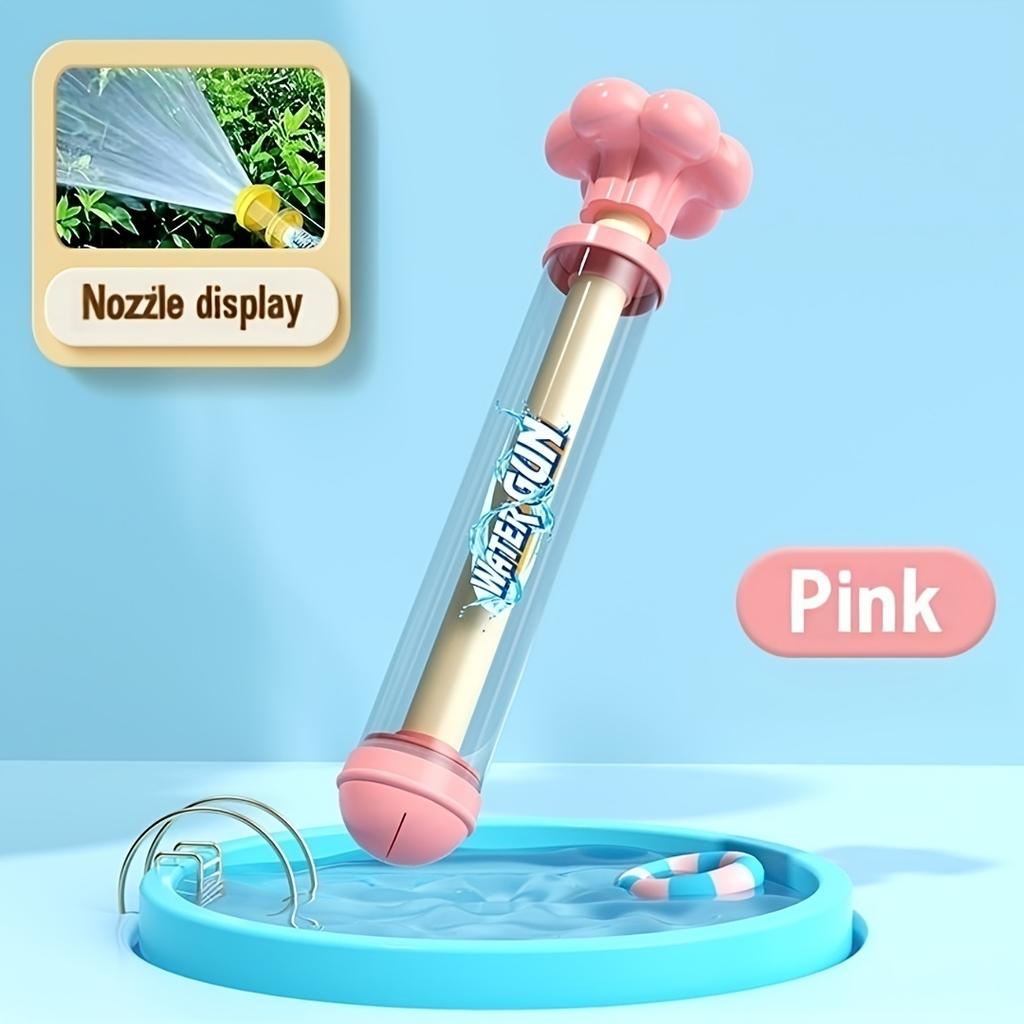 Water Pull-Out Gun Children'S Summer Pool Toy Water Gun With Flower-Shaped Handle Suitable For Swimming Pools Parties Suitable For Couple