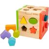 Wooden Puzzle for Children - WOOMAX - 14 Pieces - Wood - 15x15x15 Cm - 6 Units - Brown - Recommended Age: +12 Months